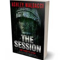 3D view of Premade Science Fiction Book Cover - Quicksand