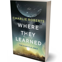 3D view of Premade Science Fiction Book Cover - Outer Space