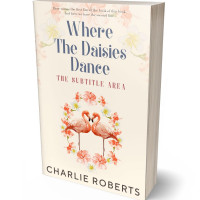 3D view of Premade Romance Book Cover - Linen