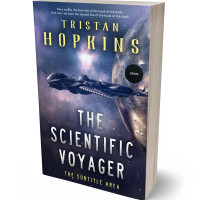 Tablet view of Fiord #4411 - Premade Science Fiction Book Cover