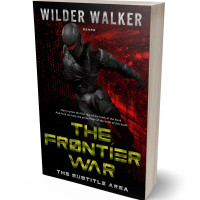 3D view of Premade Science Fiction Book Cover - Night Rider