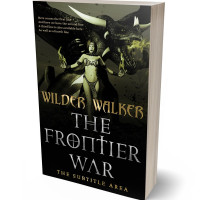 3D view of Premade Fantasy Book Cover - Rangoon Green