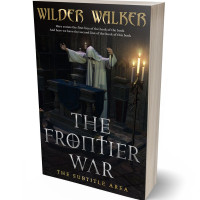 3D view of Premade Fantasy Book Cover - Woodsmoke