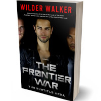 3D view of Premade Action & Adventure Book Cover - Sandrift