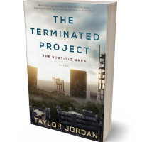 3D view of Premade Apocalyptica Book Cover - Swirl