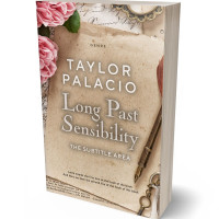 3D view of Premade Romance Book Cover - Indian Khaki