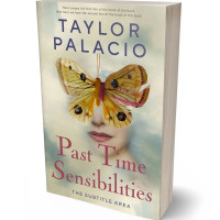 Tablet view of Foggy Gray #4594 - Premade Abstract Book Cover