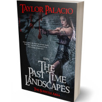 3D view of Premade Action & Adventure Book Cover - Shark