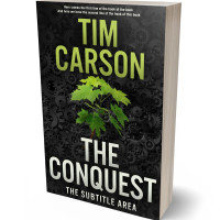 3D view of Premade Business Book Cover - Log Cabin