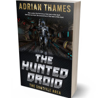 3D view of Premade Science Fiction Book Cover - Thunder