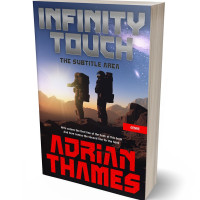 3D view of Premade Science Fiction Book Cover - Charade