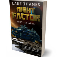 3D view of Premade Science Fiction Book Cover - Cod Gray
