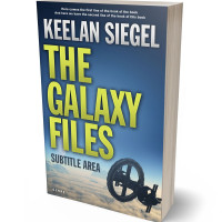 3D view of Premade Science Fiction Book Cover - San Juan