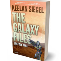 3D view of Premade Science Fiction Book Cover - Calico