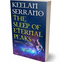 3D view of Premade Fantasy Book Cover - Blue Zodiac