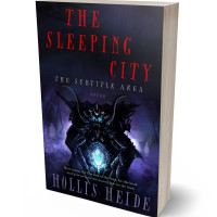 3D view of Premade Horror Book Cover - Vulcan