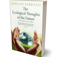 3D view of Satin Linen #4855 - Premade Science & Nature Book Cover