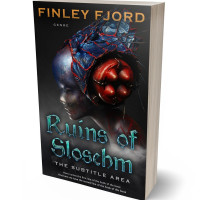 3D view of Premade Fantasy Book Cover - Shark