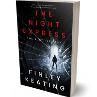 3D view of Premade Mystery & Thriller & Suspense Book Cover - Black