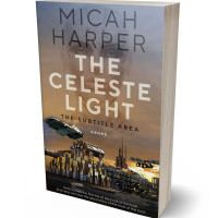 Tablet view of Americano #4924 - Premade Science Fiction Book Cover