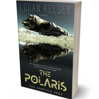 3D view of Premade Science Fiction Book Cover - Shark