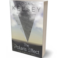 3D view of Premade Science Fiction Book Cover - Mist Gray