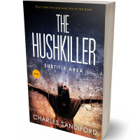 3D view of Premade Mystery & Thriller & Suspense Book Cover - Tan