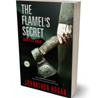 3D view of Premade Mystery & Thriller & Suspense Book Cover - Clam Shell