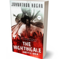 3D view of Premade Horror Book Cover - Old Brick