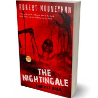 3D view of Premade Horror Book Cover - Guardsman Red