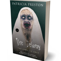 3D view of Premade Horror Book Cover - Outer Space