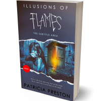 Tablet view of Ship Gray #5281 - Premade Abstract Book Cover