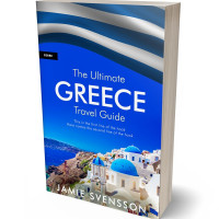 3D view of Premade Travel Book Cover - Science Blue