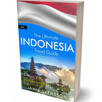 3D view of Premade Travel Book Cover - Curious Blue