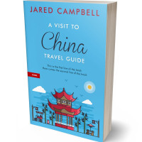 3D view of Premade Travel Book Cover - Picton Blue