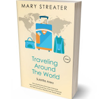 3D view of Premade Travel Book Cover - Sidecar