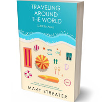 3D view of Premade Travel Book Cover - Java