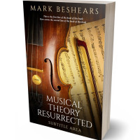 3D view of Premade Music Book Cover - Apache