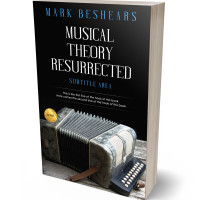 3D view of Premade Music Book Cover - Cotton Seed