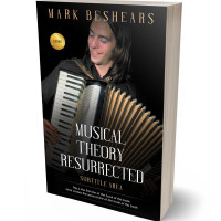 3D view of Premade Music Book Cover - Cod Gray