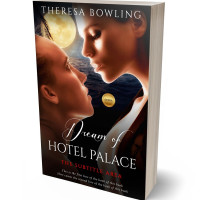 3D view of Premade Erotica Book Cover - Antique Brass