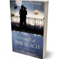 3D view of Premade Romance Book Cover - Comet