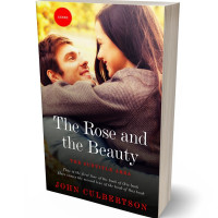 3D view of Premade Romance Book Cover - Harvest Gold