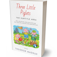 3D view of Premade Fantasy Book Cover - Hint Of Red