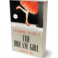 3D view of Premade Abstract Book Cover - Cod Gray