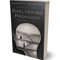 3D view of Premade Self-Improvement & Self-Help Book Cover - Cloudy