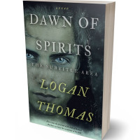 3D view of Premade Mystery & Thriller & Suspense Book Cover - Outer Space