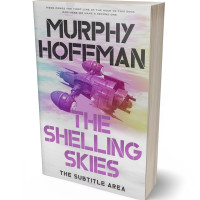 3D view of Premade Science Fiction Book Cover - Pale Slate