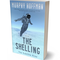 3D view of Premade Science Fiction Book Cover - Blizzard Blue