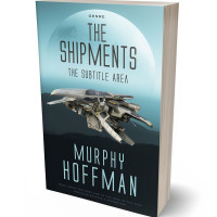 3D view of Premade Science Fiction Book Cover - Shark